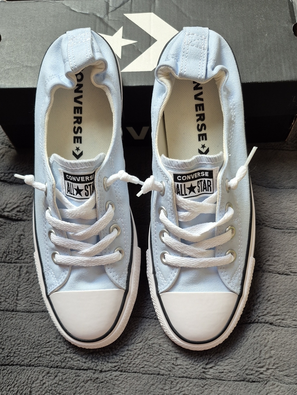 Converse Shoreline Slip On Sneakers Size 8.5 In Pale Supermoon, New In Box!
